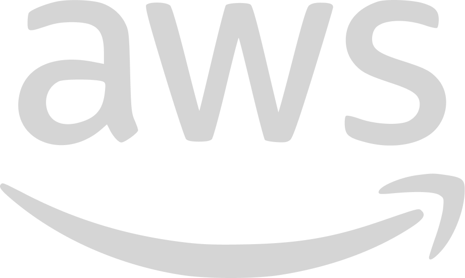 AWS logo in greyscale