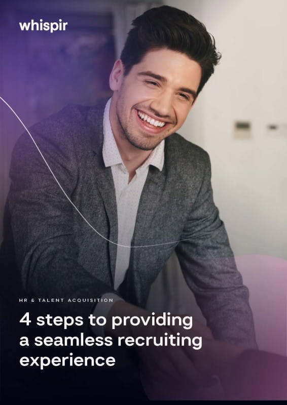 Cover - 4 steps to providing a seamless recruiting experience