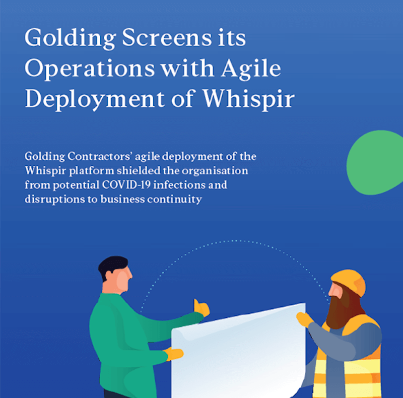 Cover image for Whispir x Golding Customer Success Story