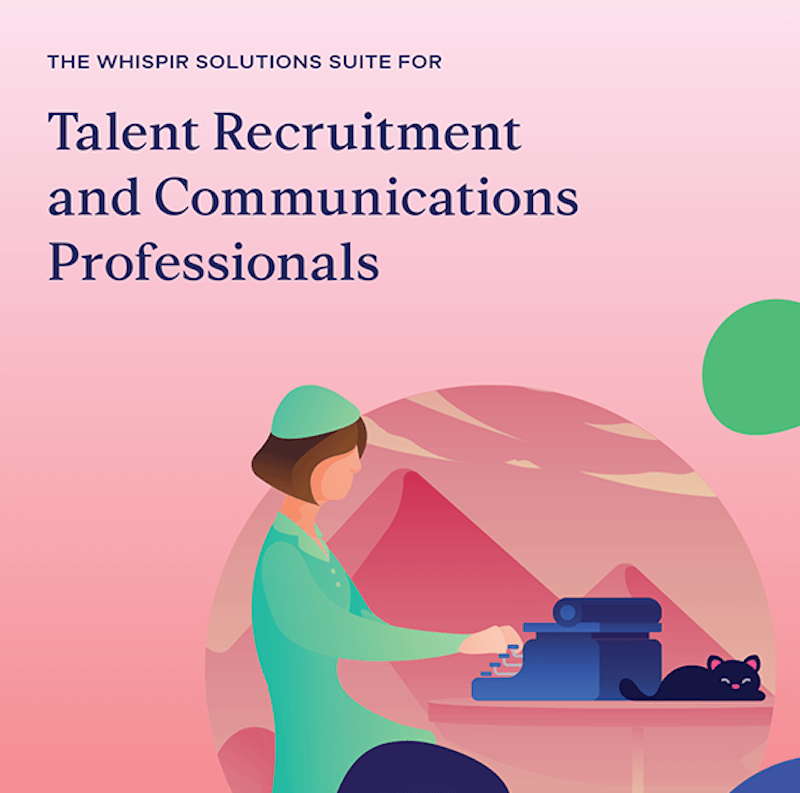 Whispir solutions suite for talent recruitment and communications professionals