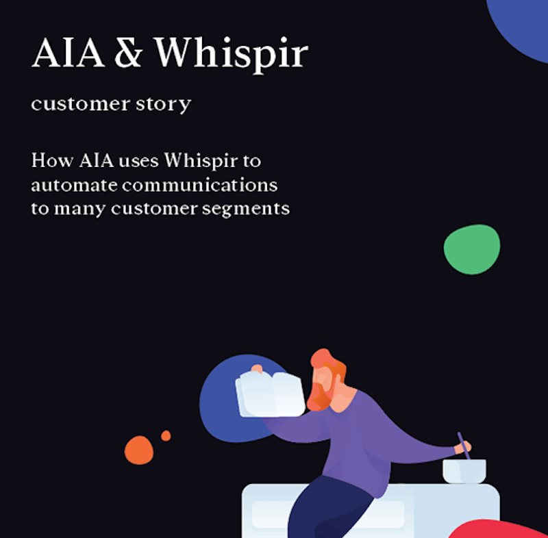 Cover image for Whispir x AIA Customer Success Story