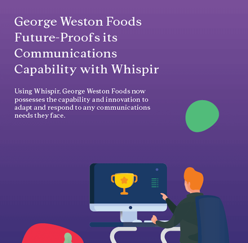Cover image for Whispir x George Weston Customer Success Story