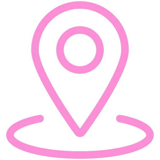 An icon of a location pin drop, representing geolocation.