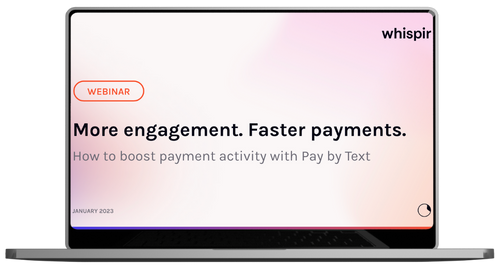 Pay by Text Webinar Cover Image