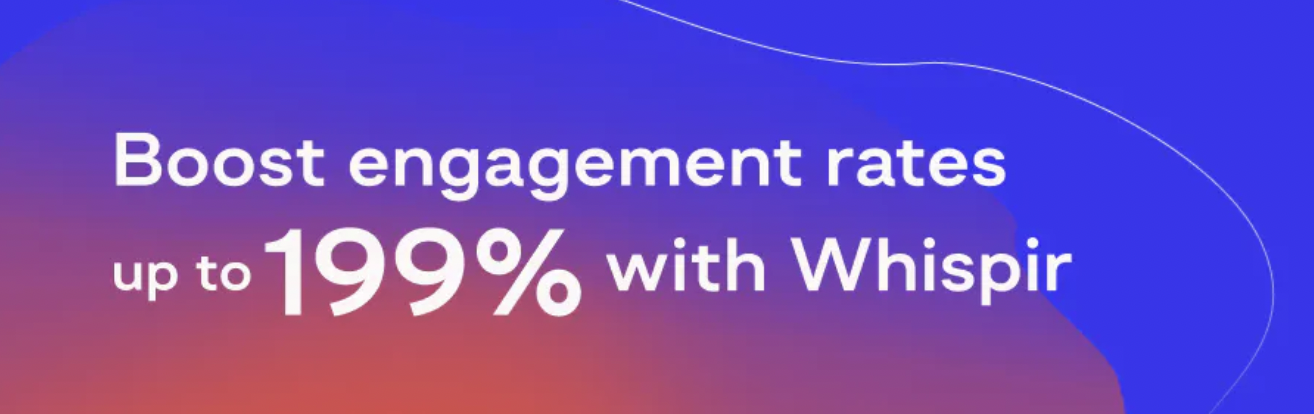 Boost engagement rates with Whispir