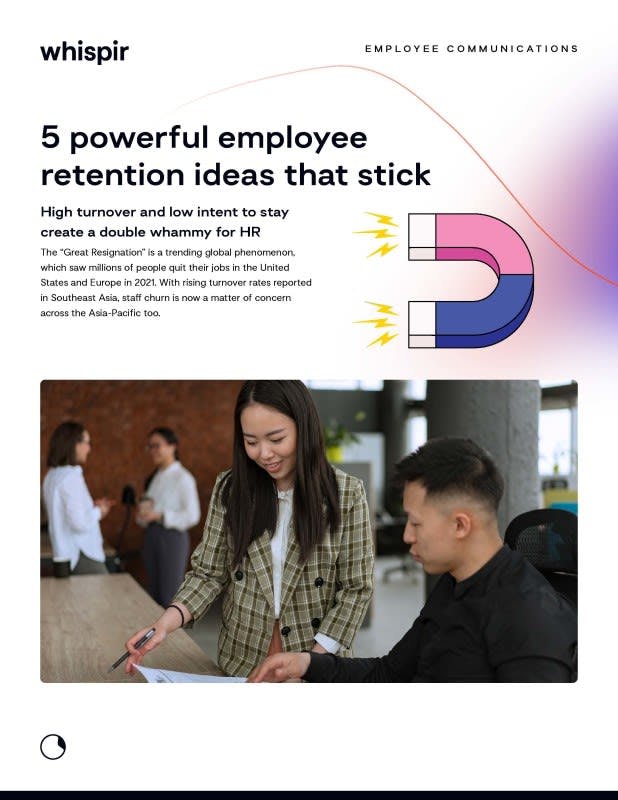 Cover - 5 powerful employee retention ideas