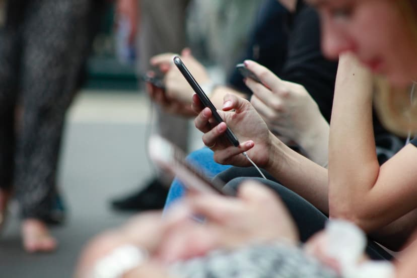 Peoples using smart phone