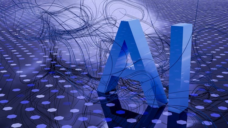 AI and marketing illustration