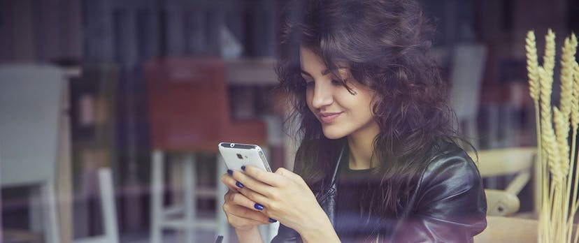 women using smartphone