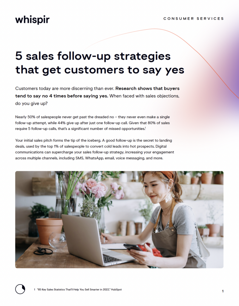 5 sales follow-up strategies that get customer