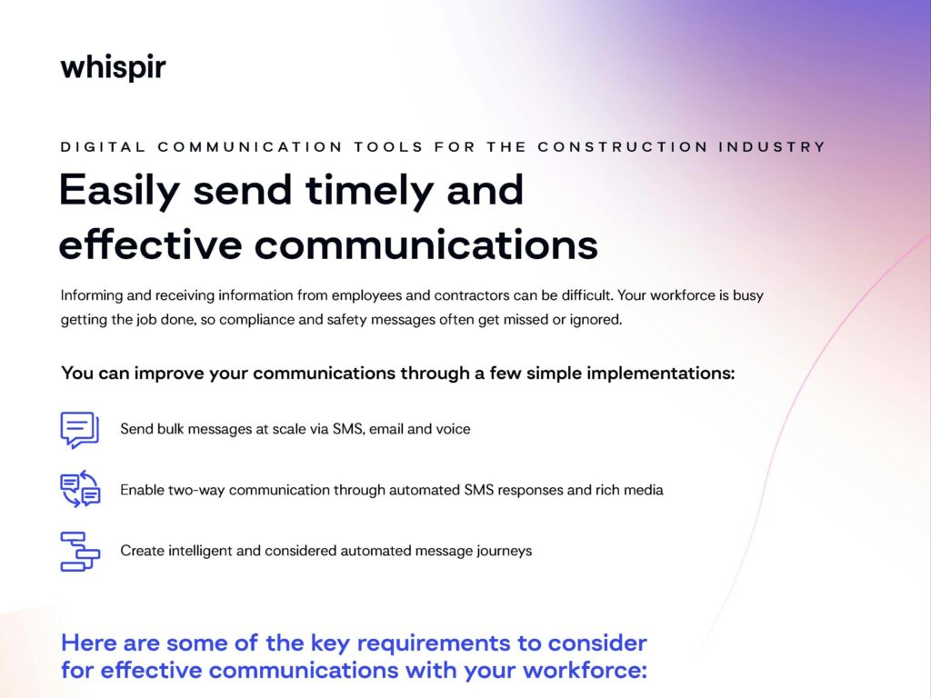 Construction one-pager - Case Study Image
