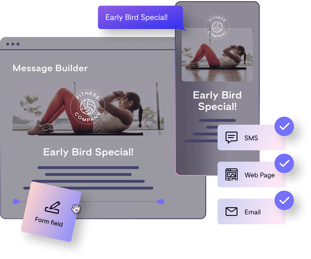 Message builder hero banner