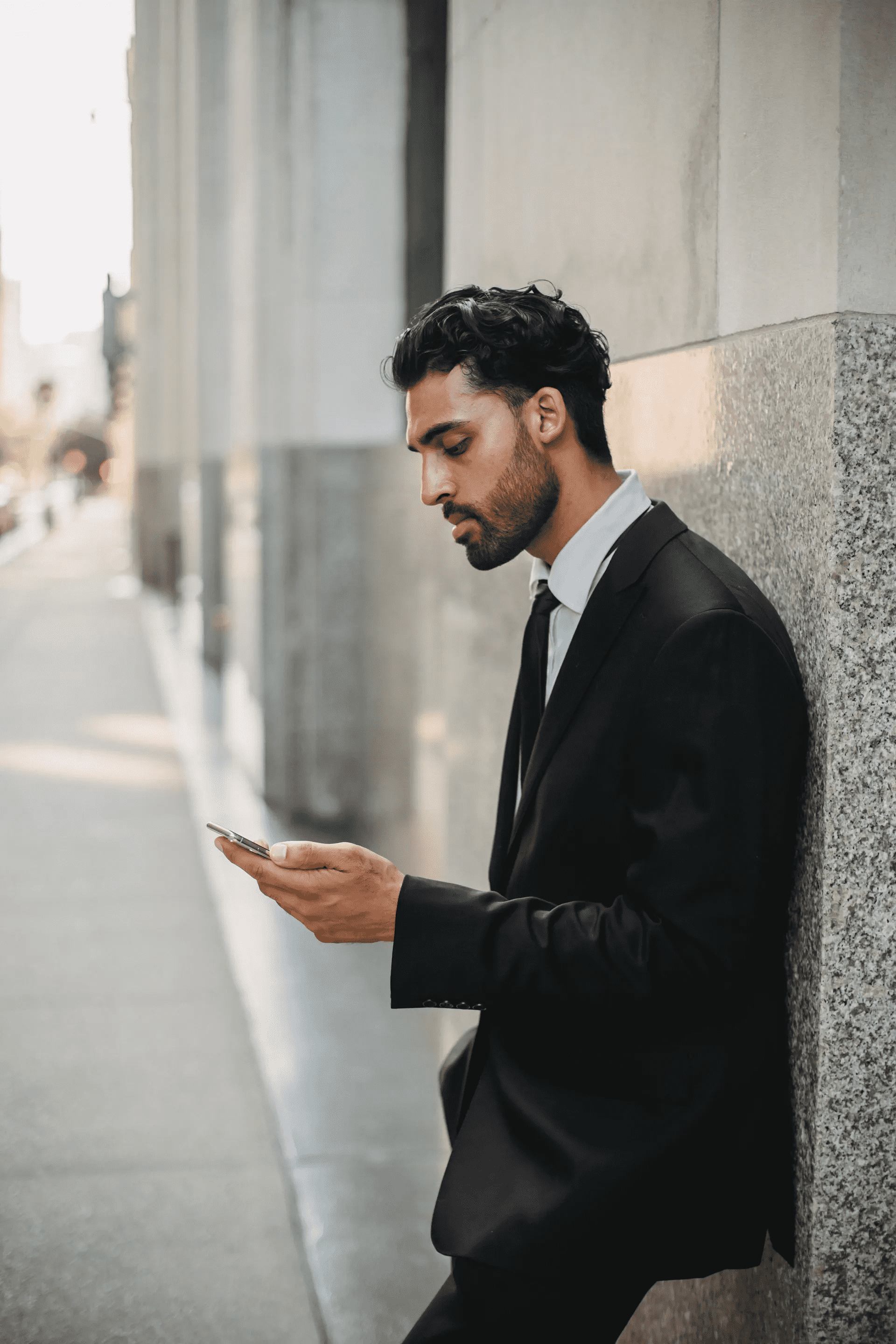 Person using smartphone